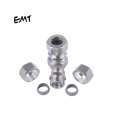 EMT DNV GL certificated  stainless steel pipe fittings metric one ferrule bite type compression hydraulic union fittings